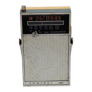 Admiral Ten Transistor AM/FM Radio, Vintage